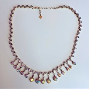 VINTAGE rhinestone necklace